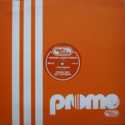 Ceasefire Vs Deadly Avenger : Evel Knievel (12", Promo)