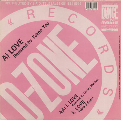 Greed : Love (Tekno Too Remix) (12")