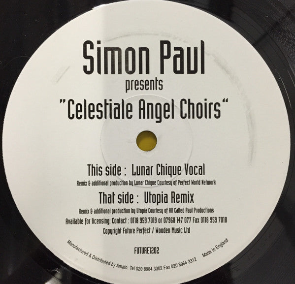 Simon Paul (2) : Celestiale Angel Choirs (12")