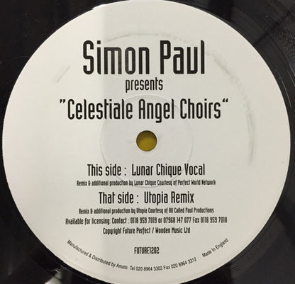 Simon Paul (2) : Celestiale Angel Choirs (12")