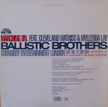 Ballistic Brothers Featuring Cleveland Watkiss & Myllenda Lay : Marching On (12")