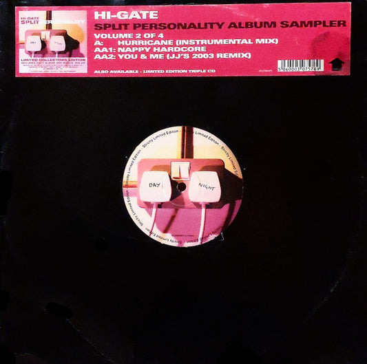 Hi-Gate : Split Personality (Album Sampler 2) (12", Ltd, Smplr)