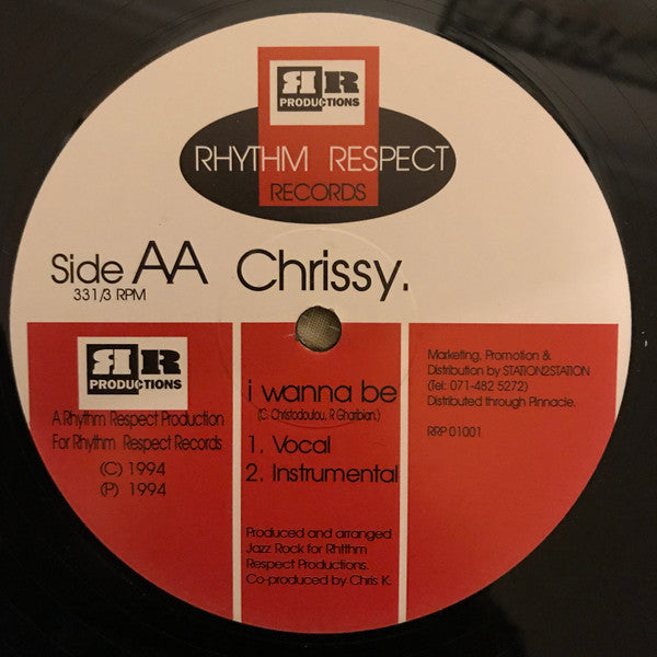 Chrissy (16) : Feels Fine / I Wanna Be (12")