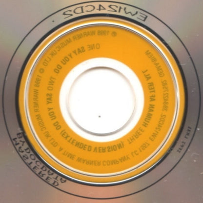 Ultra (8) : Say You Do (CD, Maxi, Enh, Ltd, CD2)