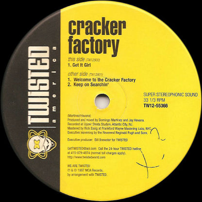 Cracker Factory : Get It Girl / Keep On Searchin' (12")