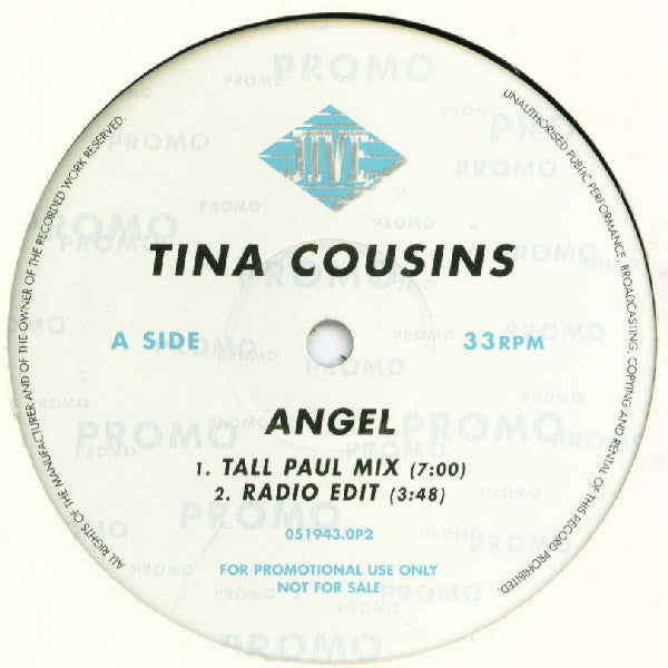 Tina Cousins : Angel (12", Promo)