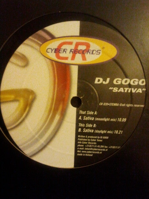 DJ Gogo : Sativa (12")