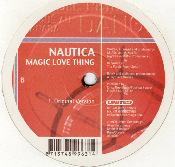 Nautica : Magic Love Thing (12")