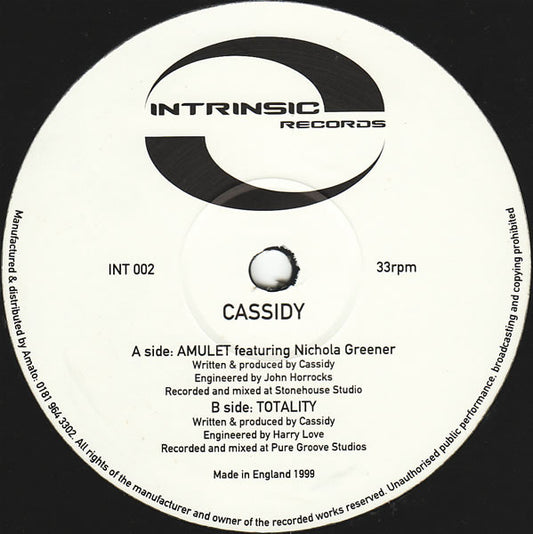 Cassidy : Amulet / Totality (12")