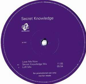 Secret Knowledge : Love Me Now (12", Promo)