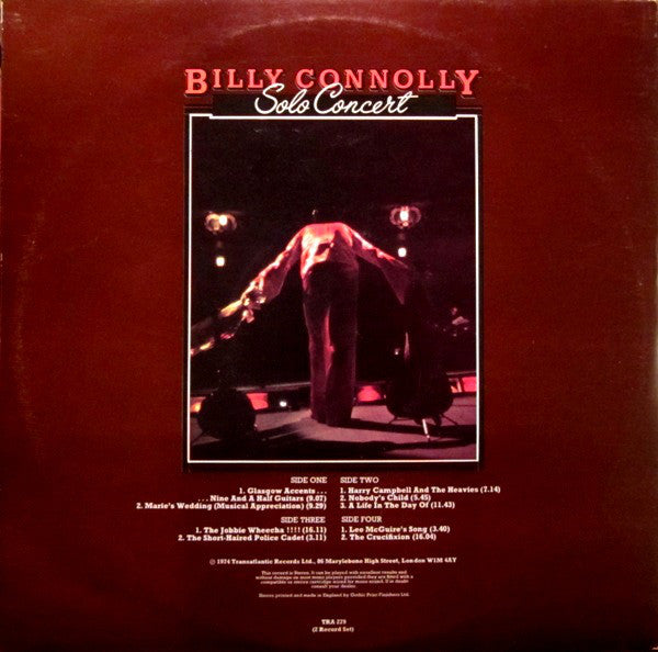 Billy Connolly : Solo Concert (2xLP, Album)