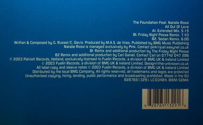 The Foundation Feat. Natalie Rossi : All Out Of Love (12")