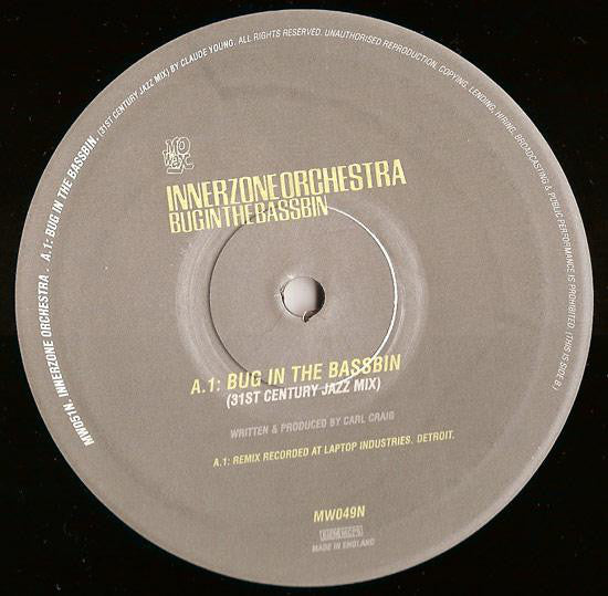 Innerzone Orchestra : Bug In The Bassbin (10", S/Sided)