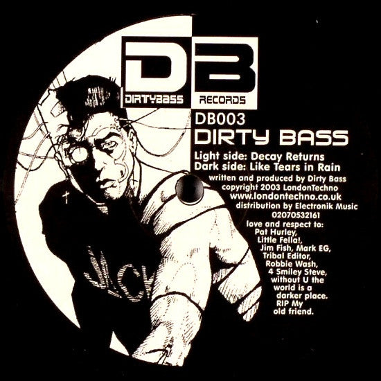 Dirty Bass : Decay Returns / Like Tears In Rain (12")