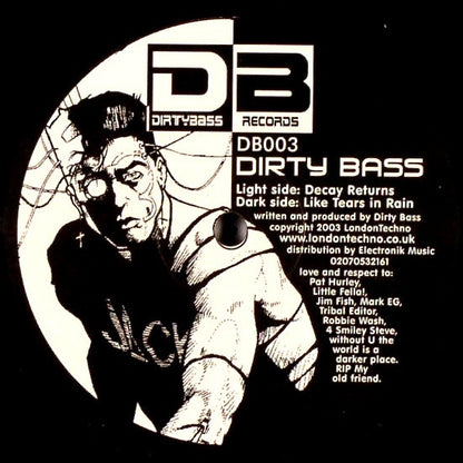 Dirty Bass : Decay Returns / Like Tears In Rain (12")