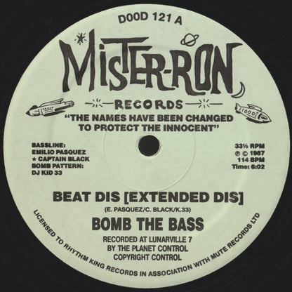 Bomb The Bass : Beat Dis (12", Gre)