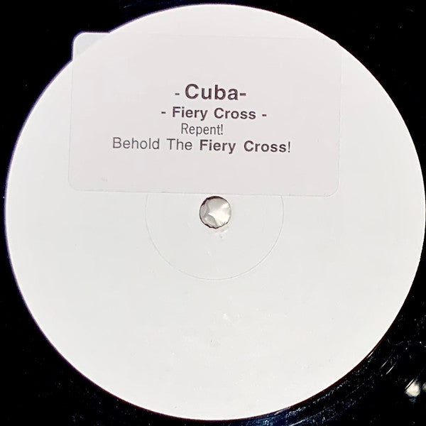 Cuba : Fiery Cross / Foxy's Den (12", Promo, W/Lbl)
