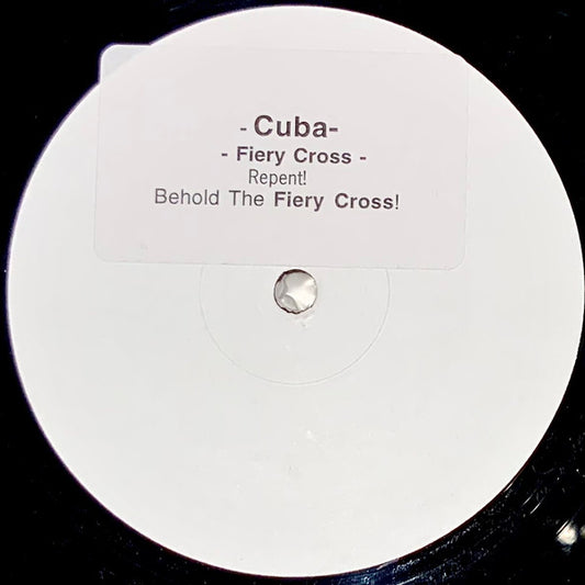 Cuba : Fiery Cross / Foxy's Den (12", Promo, W/Lbl)