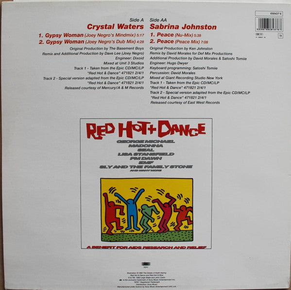 Crystal Waters / Sabrina Johnston : Gypsy Woman / Peace (12")