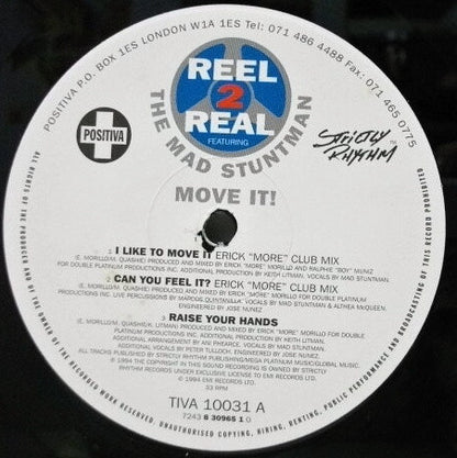 Reel 2 Real Featuring The Mad Stuntman : Move It! (2xLP, Album)