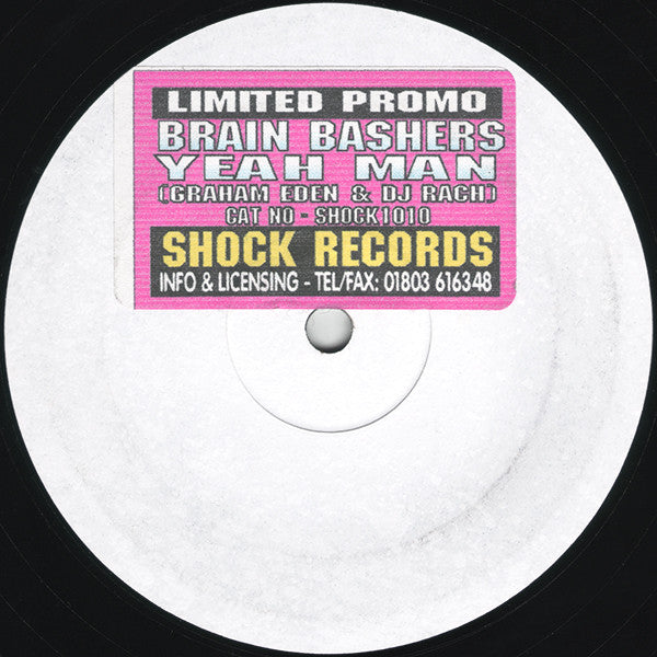 Brain Bashers : Yeah Man (12", S/Sided, Ltd, Promo, W/Lbl, Sti)