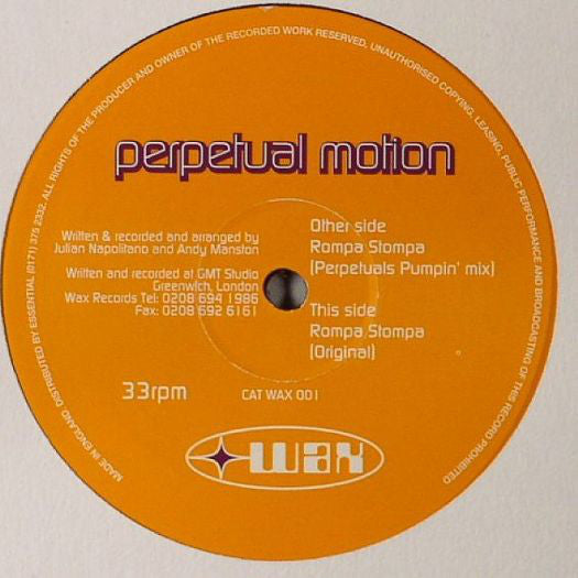 Perpetual Motion : Rompa Stompa (12")