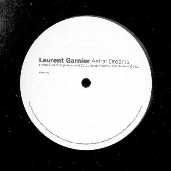 Laurent Garnier : Astral Dreams (12", S/Sided, Promo)