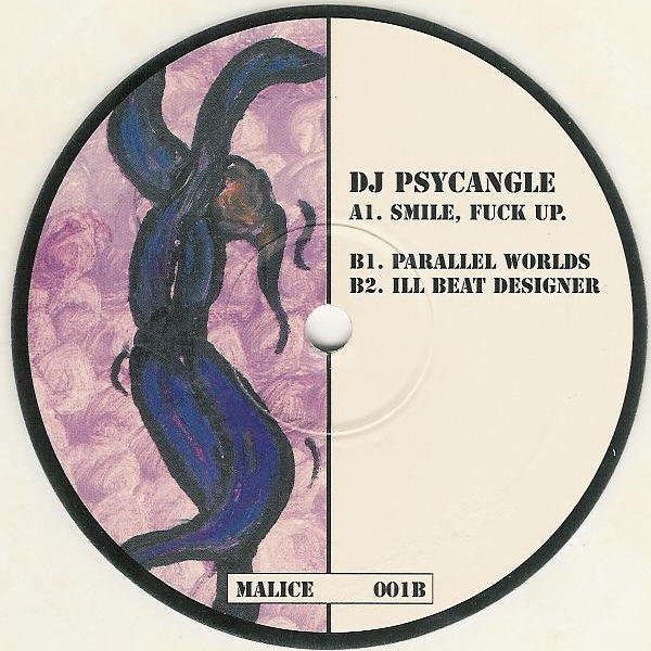 DJ Psycangle : Smile, Fuck Up (12", Whi)