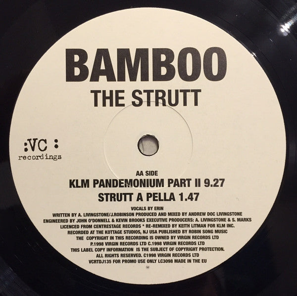 Bamboo : The Strutt (12", Promo)