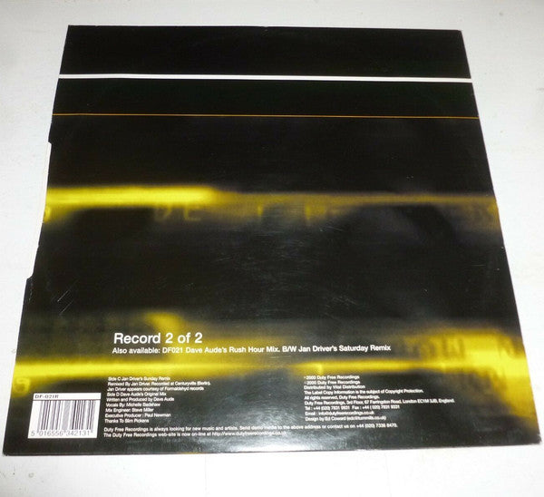 Dave Aude* : I Can't Wait (Record 2) (12")