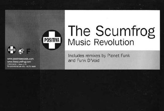 The Scumfrog : Music Revolution (12", Promo)