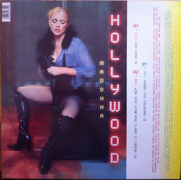 Madonna : Hollywood (12", Single, M/Print)