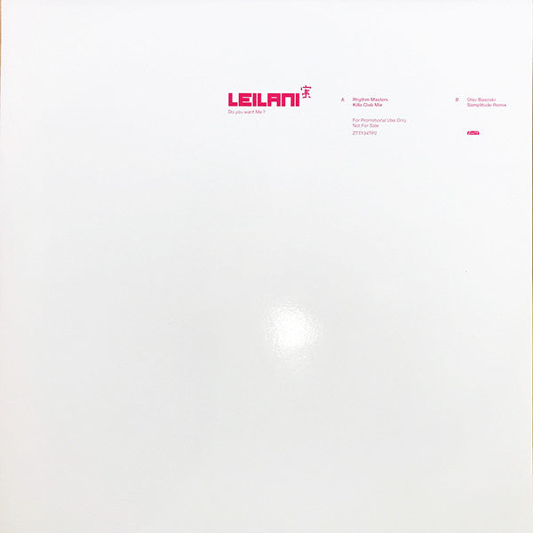 Leilani : Do You Want Me? (12", Promo)