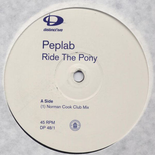Peplab : Ride The Pony (12", Promo)