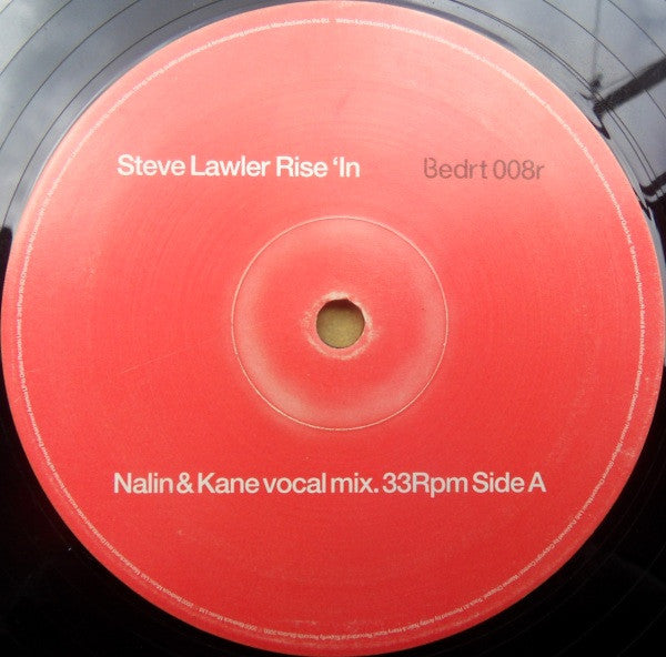 Steve Lawler : Rise 'In (Part 2) (12")