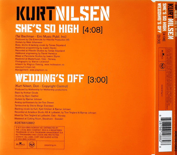 Kurt Nilsen : She's So High (CD, Single)