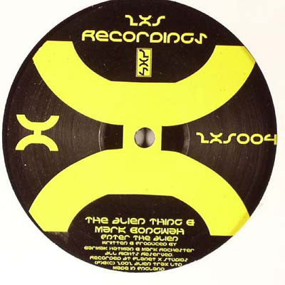 The Alien Thing & Mark Bongwah : Enter The Alien / Mr Handman (12")