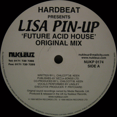 Hardbeat Presents Lisa Pin-Up : Future Acid House (12")