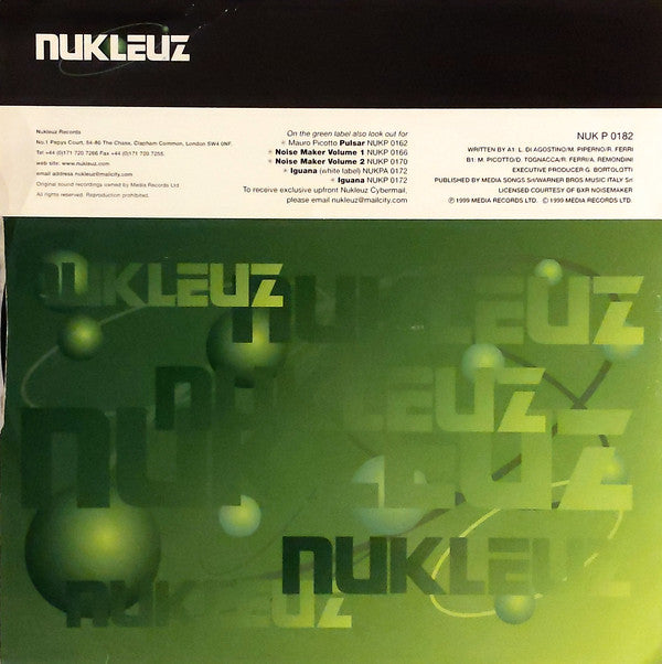 Gigi D'Agostino / Tony H : Noise Maker Volume Three (12", Comp)