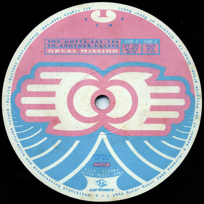 Jam & Spoon's* Hands On Yello : You Gotta Say Yes To Another Excess- Great Mission (12")