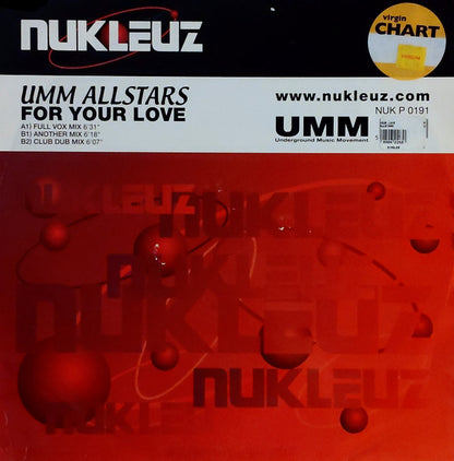 UMM Allstars : For Your Love (12")