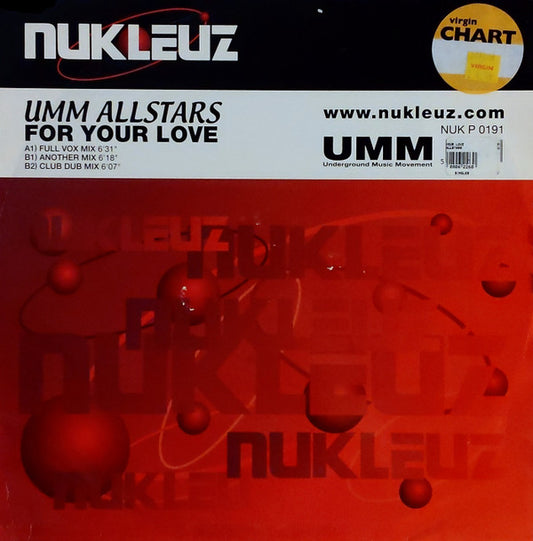 UMM Allstars : For Your Love (12")