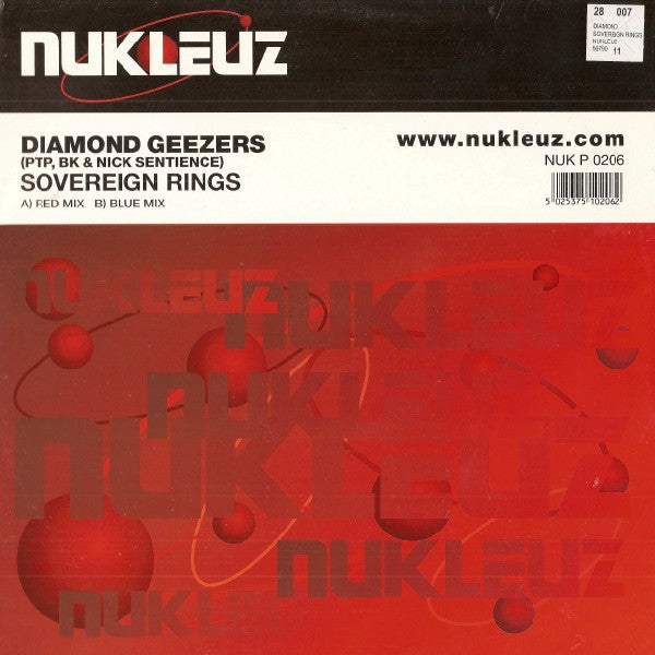 Diamond Geezers (PTP, BK & Nick Sentience)* : Sovereign Rings (12")