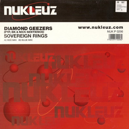 Diamond Geezers (PTP, BK & Nick Sentience)* : Sovereign Rings (12")