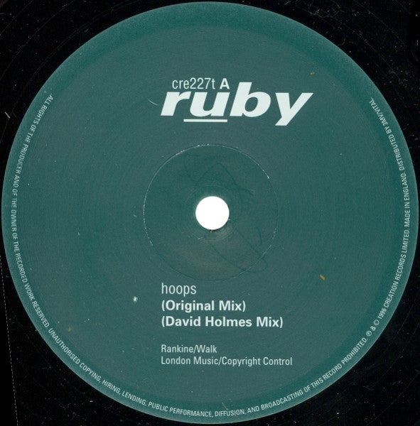 Ruby : Hoops E.P. (12", EP)