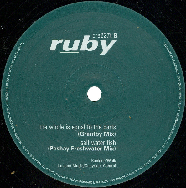 Ruby : Hoops E.P. (12", EP)