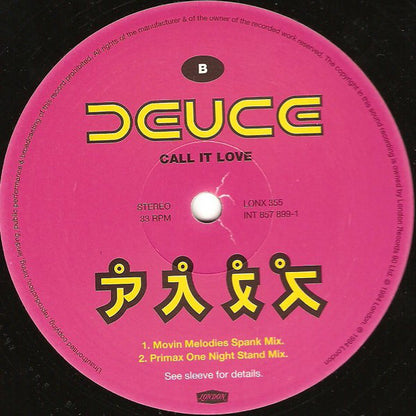Deuce : Call It Love (12")