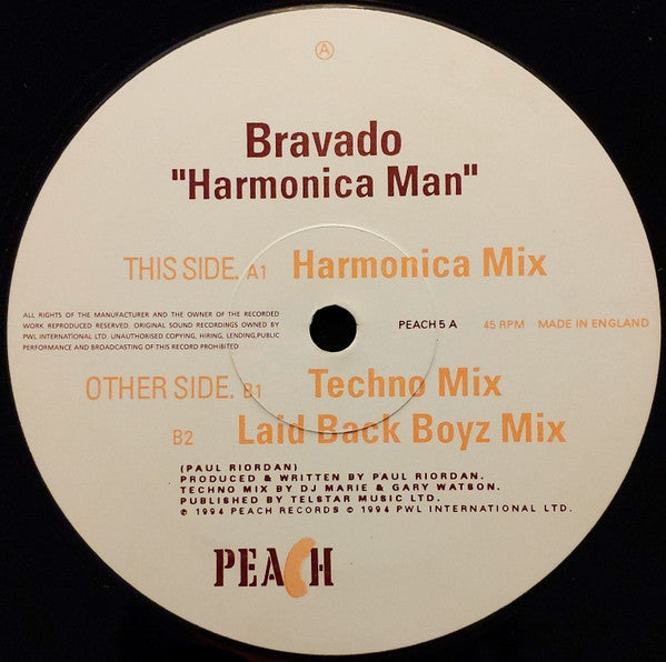 Bravado : Harmonica Man (12", Single)