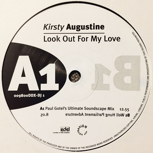 Kirsty Augustine : Look Out For My Love (12", Promo)