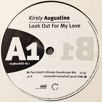 Kirsty Augustine : Look Out For My Love (12", Promo)